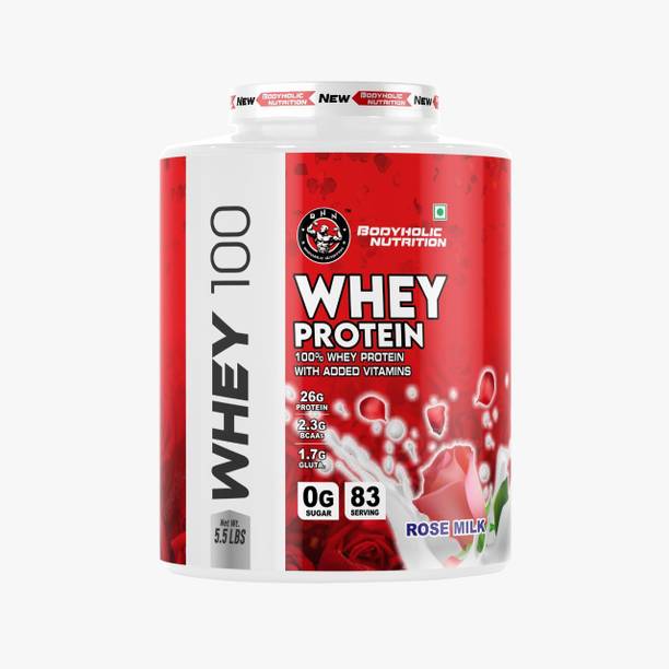 bodyholic Nutrition WHEY100 100% Whey Protein with Added Vitamins Whey Protein