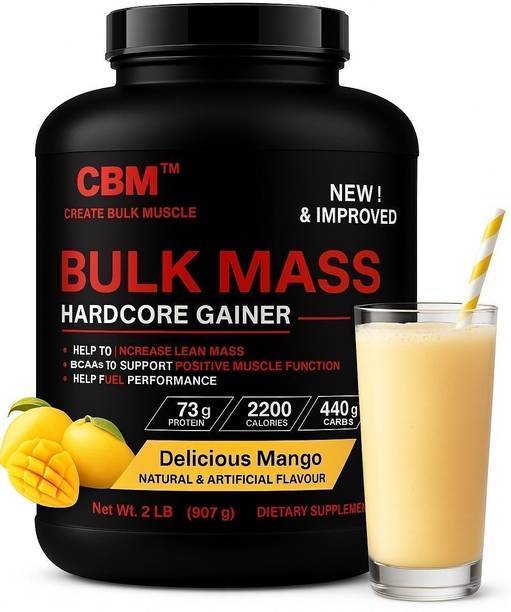 CBM Bulk Mass HardcoreGainer Mango Weight Gainers/Mass Gainers