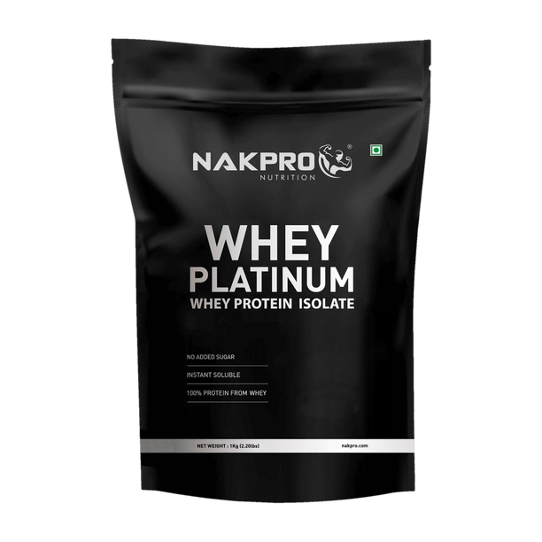 Nakpro PLATINUM 100% Isolate Supplement Powder Whey Protein