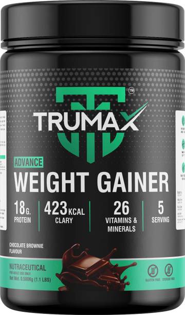 TRUMAX Advance Weight Gainer | 18g High Protein with 26 vitamin & minerals | Weight Gainers/Mass Gainers