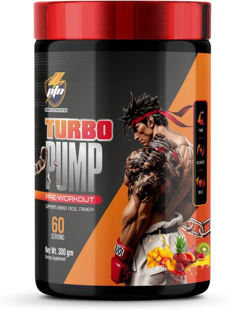Power Fuel Nutrition Turbo Pump Preworkout | For Pump, Focus, Energy, Strength & Endurance | Pre Workout