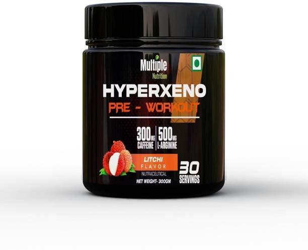 Multiple Nutrition HyperXeno Pre-Workout – 300g | Beta-Alanine, Caffeine & Citrulline Pre Workout