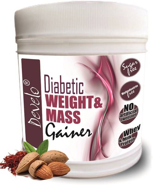 DEVELO Weight & Mass Gainer for Diabetics, Sugar Free Supplement for Diabetes Care Weight Gainers/Mass Gainers