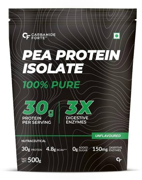 CARBAMIDE FORTE Pea Protein Isolate 500g | 100% Pure Plant Protein Powder Isolate with BCAA Plant-Based Protein