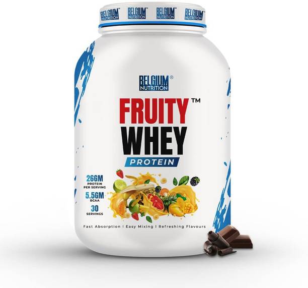 Belgium Nutrition USA Imported Fruity Whey With Quality Protein, Amino, Glutamine For Hard Muscle Whey Protein