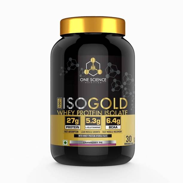 one science essentials (OSN) 100% Iso Gold Whey Protein 2lbs [Grass Fed Whey]-(Cranberry Pie) Whey Protein