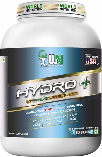 WN WORLD NUTRITION Hydro+ Advanced Hydrolysed Bioavailability Isolate Protein Whey Protein