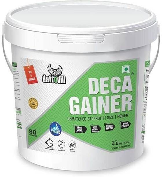 DAFFODIL HEALTHCARE DECA GAINER UNMATCHES STRENGTH SIZE & POWER 10LBS BUCKET PACK OF 2 Weight Gainers/Mass Gainers