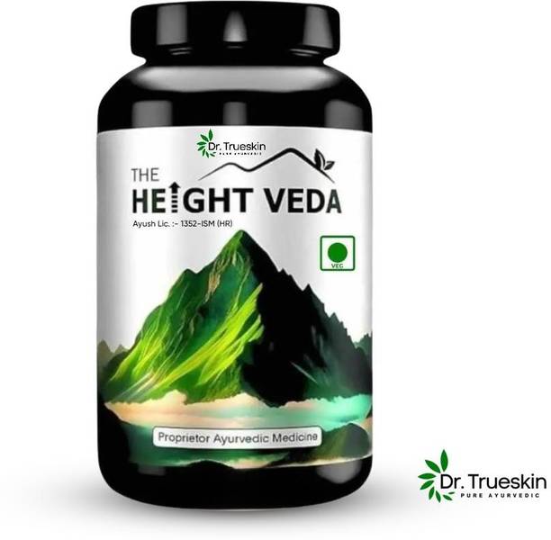 Dr.TrueSkin Height Veda Powder Effective Stature Booster Protein Supplement Plant-Based Protein