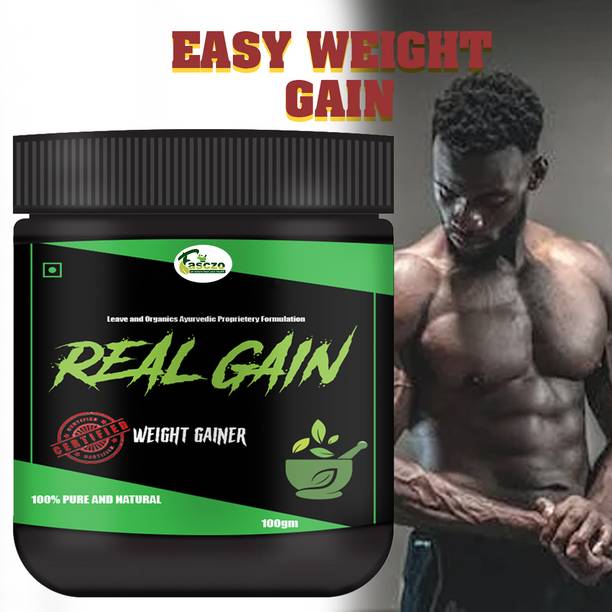 Fasczo Real Gain Weight Gain Powder, Protein Gym Supplement , Mass/Weight Gainers Weight Gainers/Mass Gainers