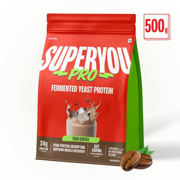 SUPERYOU Pro Fermented Yeast Protein, 24g Protein, Gut ...