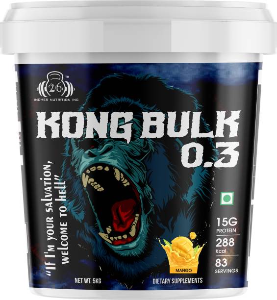 26INCHES NUTRITIONS INC 26Inches Kong Bulk 0.3(Mango) Weight Gainers/Mass Gainers