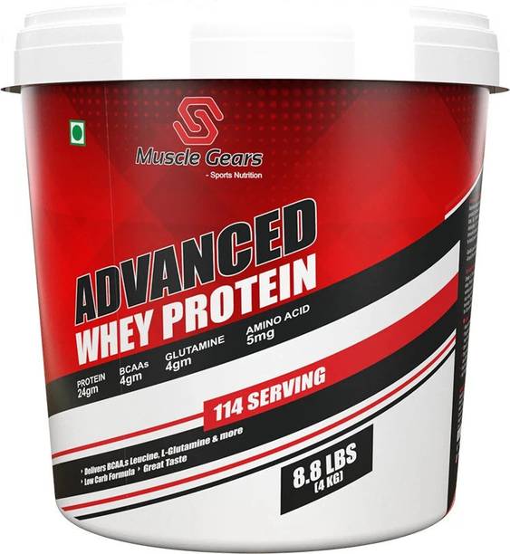 Muscle Gears Advance Whey 8.8 lbs Cookies & Cream Whey Protein