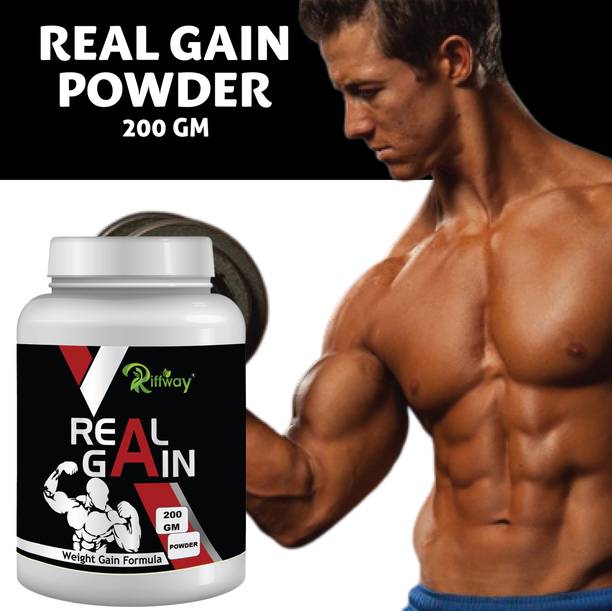 Riffway Real Gain Weight Gain Powder/ Mass Gainer, High Calories Protein Supplement Weight Gainers/Mass Gainers