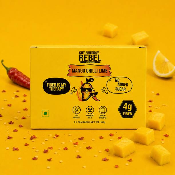 Gut Friendly Rebel Mango Chilli Lime Nutrition Bars