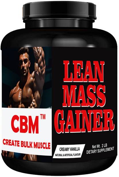 cbm create bulk muscle Lean Mass Gainer Creamy Vanilla 2LB Protein Supplement Powder Weight Gainers/Mass Gainers