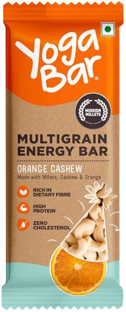 Yogabar Multigrain energy bar orange cashew Protein Bars