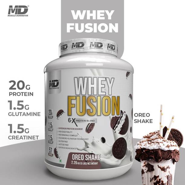 Muscle Dominator Whey Fusion|20G Protein|1.5G Glutamine|1.5G Creatine Whey Protein