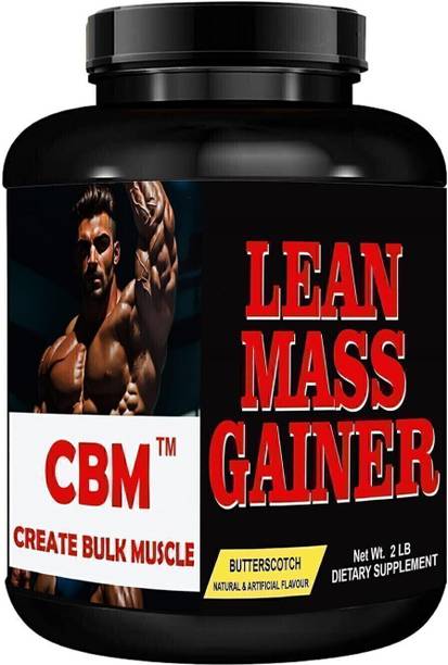 CBM Lean Mass Gainer Butterscotch 2LB 950gm Weight Gainers/Mass Gainers