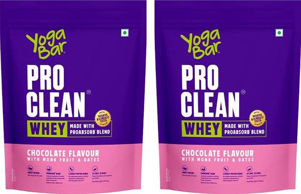 Yogabar Whey Protein Isolate + Concentrate|Chocolate|25g Protein per Scoop Whey Protein