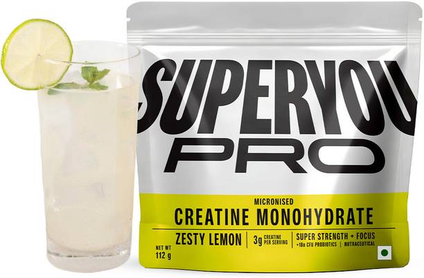 Superyou Pro Creatine Monohydrate|33 Servings| Boosts Muscle Strength & Brain Focus Creatine