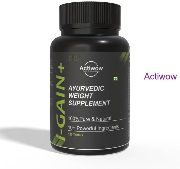 ACTIWOW i-Gain+ I Organic Muscle Gainer I Boosts Muscle & Mass Growth Fast Weight Gainers/Mass Gainers