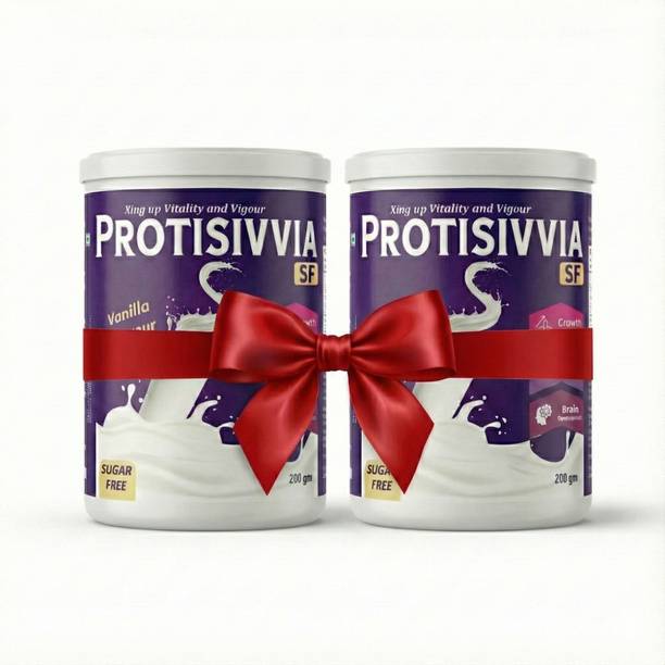 Protisivvia Sugar Free Vanilla Protein Powder for Diabetic Care Immunity & Daily Vitality Protein Blends