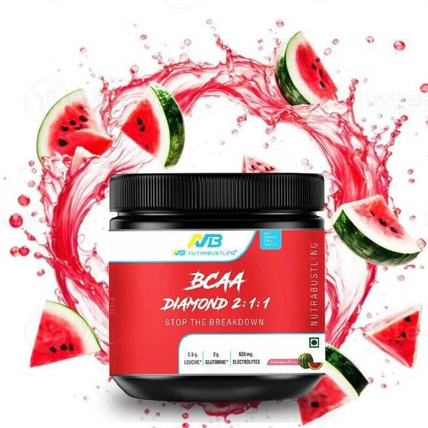 Nutrabustling BCAA Electrolytes, (Intra Workout) with 2 g Glutamine & 620 mg Electrolytes BCAA