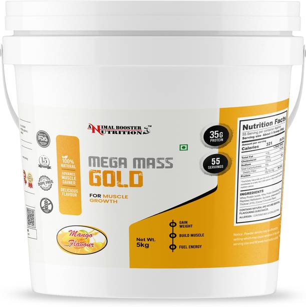 Animal Booster Nutrition Animal Booster Mega Mass Gold Weight Gainers/Mass Gainers