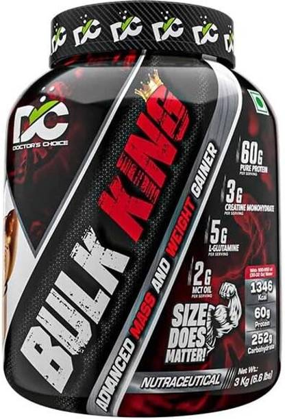DOCTOR'S CHOICE DC Bulk King Advanced Mass and Weight Gainer Weight Gainers/Mass Gainers