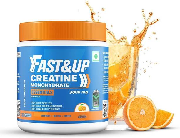 FAST&UP Creatine Monohydrate Essentials | Ultra Micronized | Easy Digestion -33 Servings Protein Blends