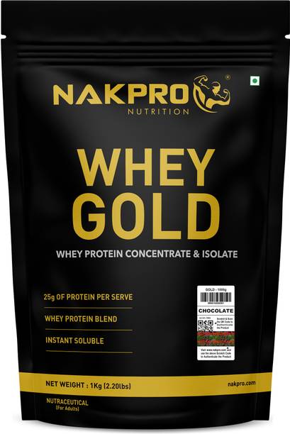 Nakpro Gold Whey Protein Concentrate & Isolate, 25.5g P...
