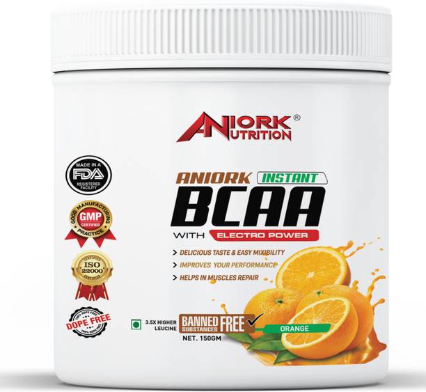 Aniork Nutrition Instant BCAA with Electro Power | High Leucine, Muscle Recovery & Performance BCAA