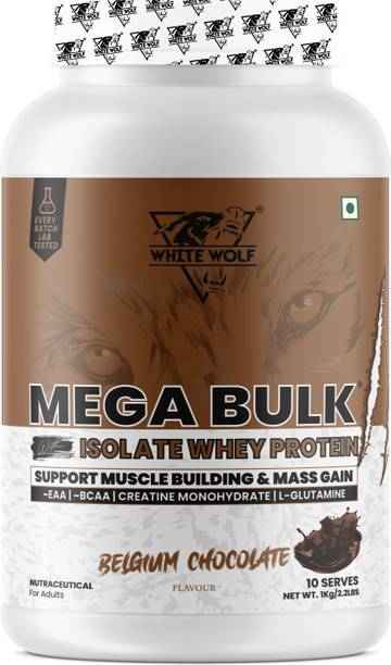 White Wolf Mega Bulk with Whey Protein Weight Gainers/Mass Gainers