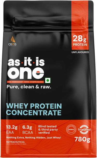 AS-IT-IS Nutrition ONE Whey Protein Concentrate, Pure, Clean & Raw, 28g Protein per Serve Whey Protein