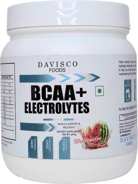 Davisco Foods BCAA + Electrolytes Powder Get Muscle Support Faster Muscle Recovery 50 Serving BCAA