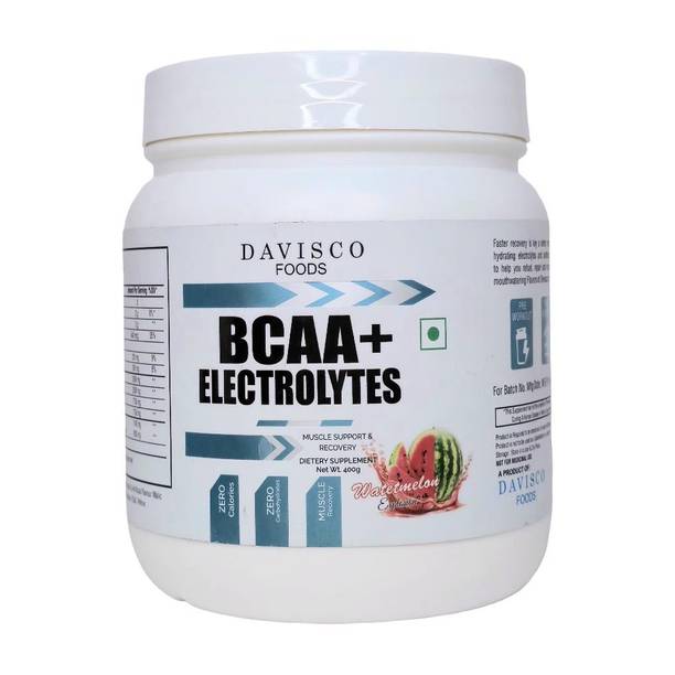 Davisco Foods BCAA + Electrolytes Powder Get Muscle Support Faster Muscle Recovery 50 Serving BCAA