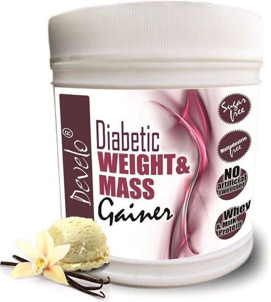 DEVELO Weight & Mass Gainer for Diabetics, Sugar Free Supplement for Diabetes Care Weight Gainers/Mass Gainers