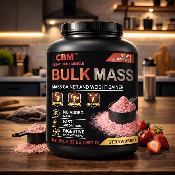 CBM BULK MASS HARDCORE WEIGHT GAINER STRAWBERRY NEW Weight Gainers/Mass Gainers
