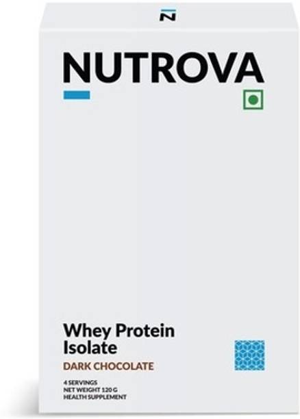 NUTROVA Whey Protein Isolate, 24g Protein Per Sachet Whey Protein