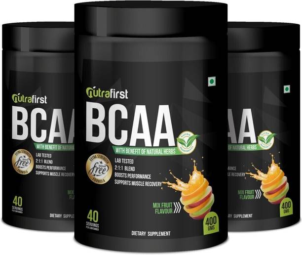 NutraFirst BCAA Supplement for Men, Muscle Recovery & Endurance BCAA BCAA