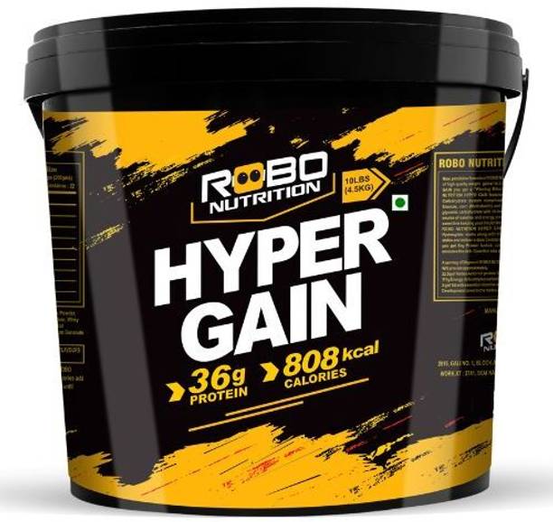 MUSCLE SIZE HYPER MASS GAINER 36g PROTEIN, 808 CALORIES (11lbs,5kg) Weight Gainers/Mass Gainers