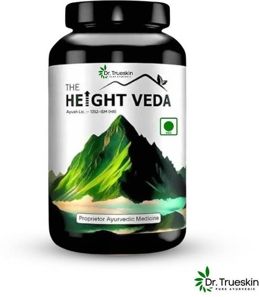 Dr.trueskin Height Veda Powder to Boost Support Fuel Protein Supplement Plant-Based Protein