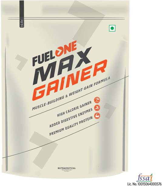FUELONE Max Gainer, High-Calorie Mass Gainer with Added Digestive Enzymes Weight Gainers/Mass Gainers