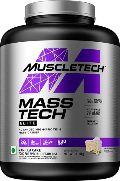 Muscletech MASS-TECH ELITE HIGH PROTEIN MUSCLE BUILDING MASS GAINER Weight Gainers/Mass Gainers