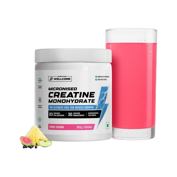 Wellcore Micronised Creatine Monohydrate | Lab Tested | Enhanced Absorption | 100% Pure Creatine
