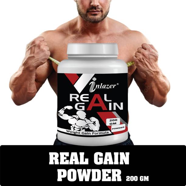 inlazer Real Gain Weight Gain Powder/ Mass Gainer, Protein Powder Protein Supplement Weight Gainers/Mass Gainers