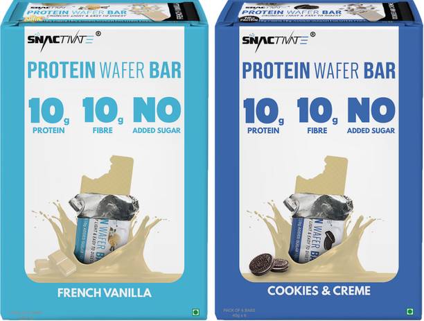 snactivate Protein Wafer Bar- Cookies & Creme and French Vanilla Whey Protein