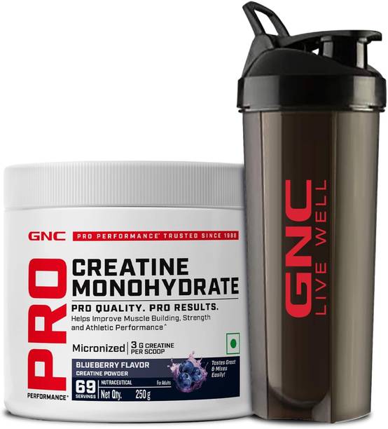 GNC Creatine Monohydrate & BPA-Free Shaker Combo Creatine