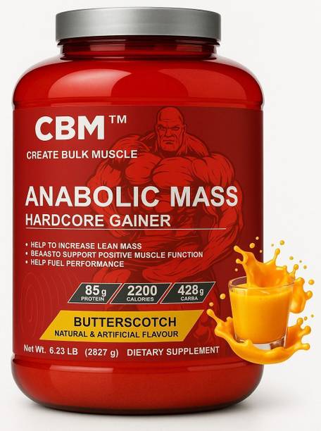 CBM ANABOLIC MASS HARDCORE GAINER BULK MASS PROTEIN WEIGHT GAINER Weight Gainers/Mass Gainers